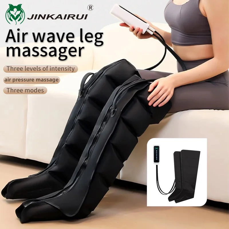 JINKAIRUI Electric Air Pressure Leg Massager Kneading Calf With Remote