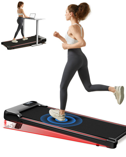 Cursor Fitness 2.5 HP Incline Under-Desk Treadmill With App