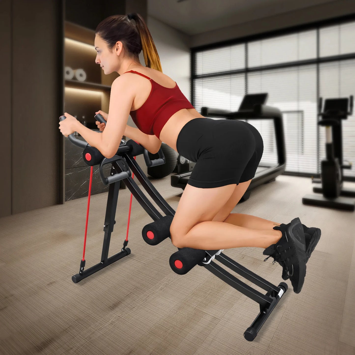 Carton GIKPAL Foldable Abdominal Machine Core Trainer Lcd Display