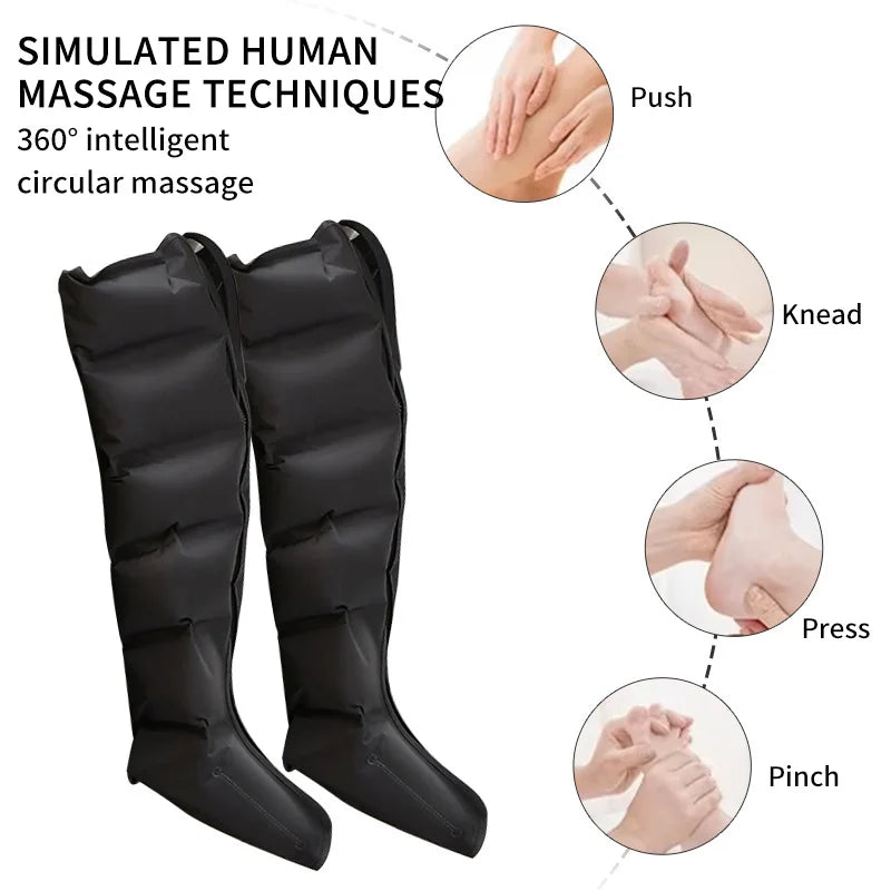 JINKAIRUI Electric Air Pressure Leg Massager Kneading Calf With Remote