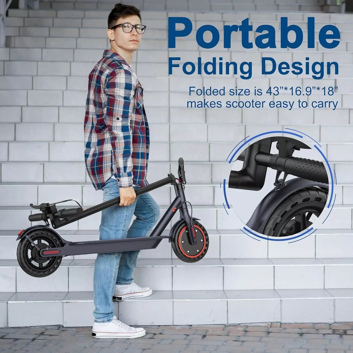 Ladped LP60 Electric Scooter Folding 16 Miles Max Range