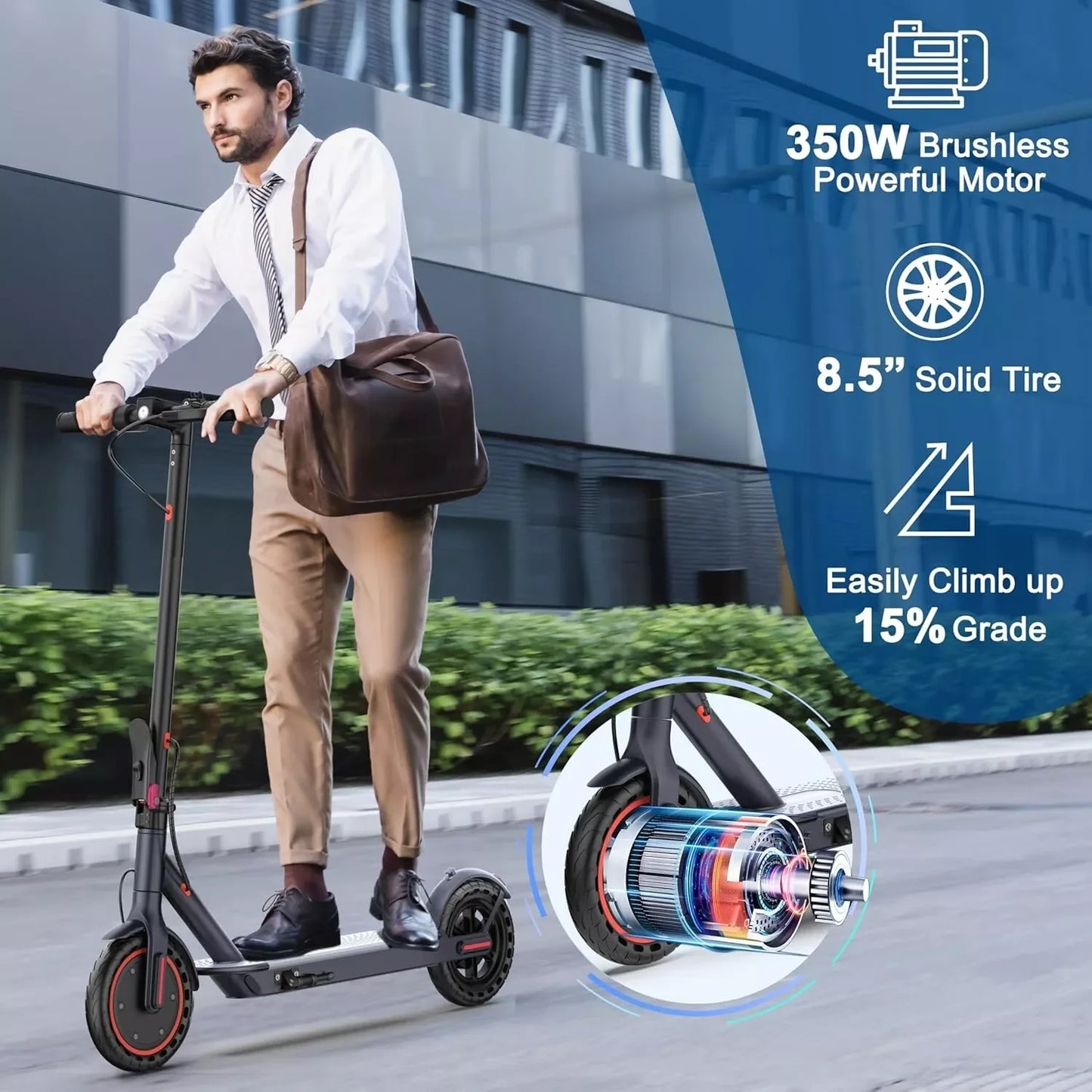 Ladped LP60 Electric Scooter Folding 16 Miles Max Range