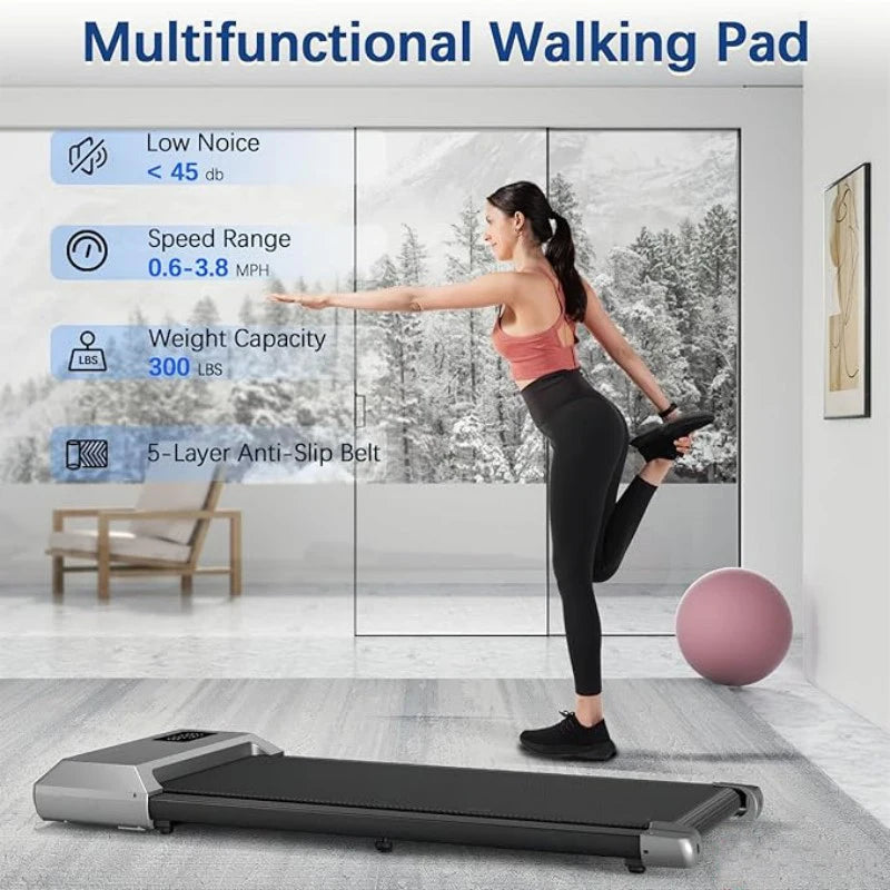 Driving 2.5HP Treadmill for Home Walking and Running 2in1