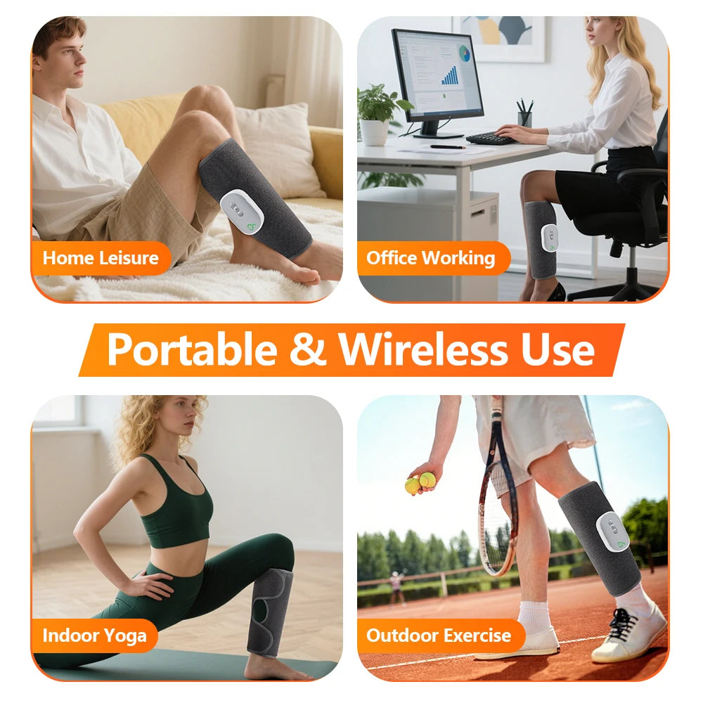 Hailicare Wireless Air Pressure Calf Massager With Four Modes